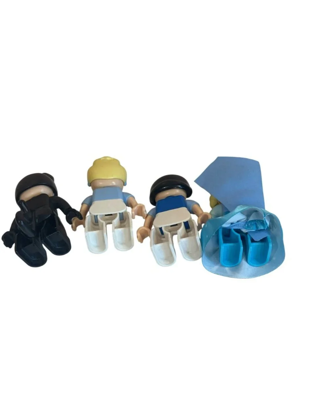 LEGO Duplo Figures Lot Disney Princess Elsa Cinderella Snow White Cat Woman 4 Pc